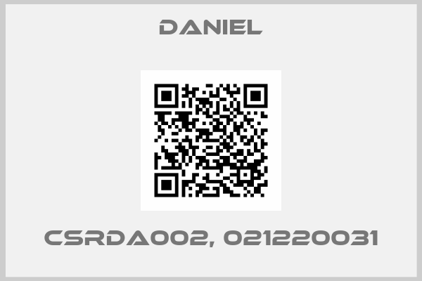 DANIEL-CSRDA002, 021220031