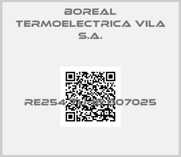 Boreal TERMOELECTRICA VILA S.A.-RE254 TU-16 007025