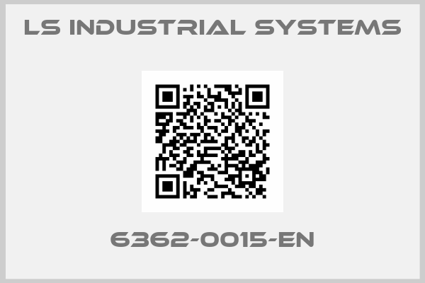 LS INDUSTRIAL SYSTEMS-6362-0015-EN