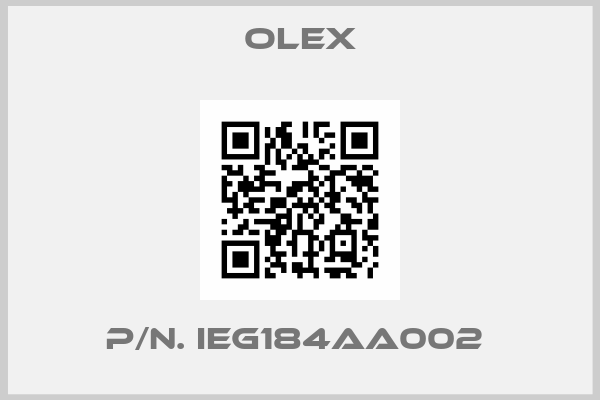 Olex-P/N. IEG184AA002 