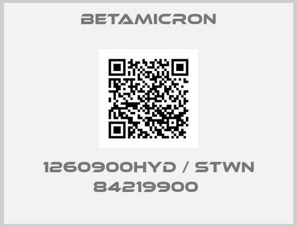 Betamicron-1260900HYD / STWN 84219900 