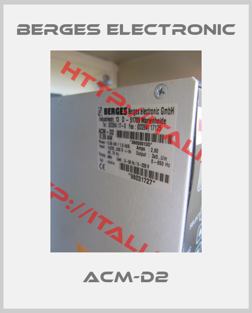 Berges Electronic-ACM-D2