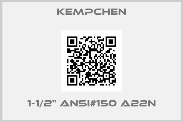 KEMPCHEN-1-1/2" ANSI#150 A22N