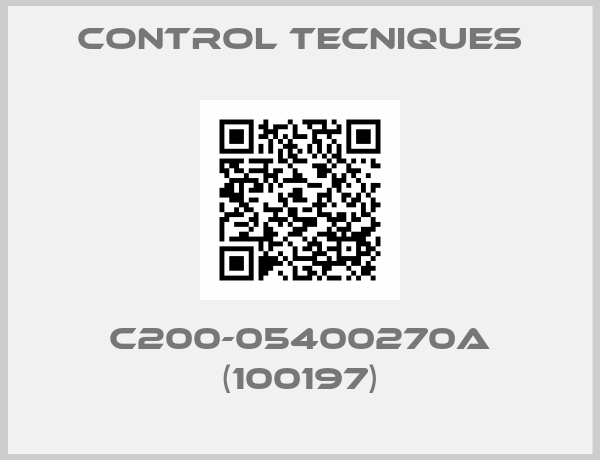 Control Tecniques-C200-05400270A (100197)