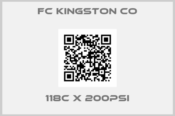 FC Kingston co-118c x 200psi