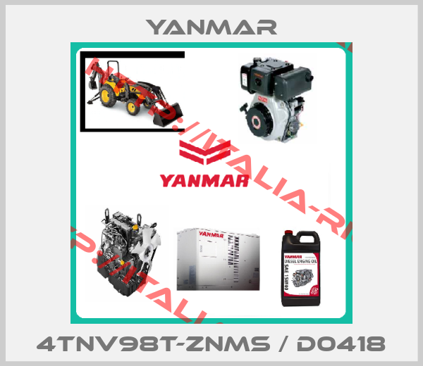 Yanmar-4TNV98T-ZNMS / D0418