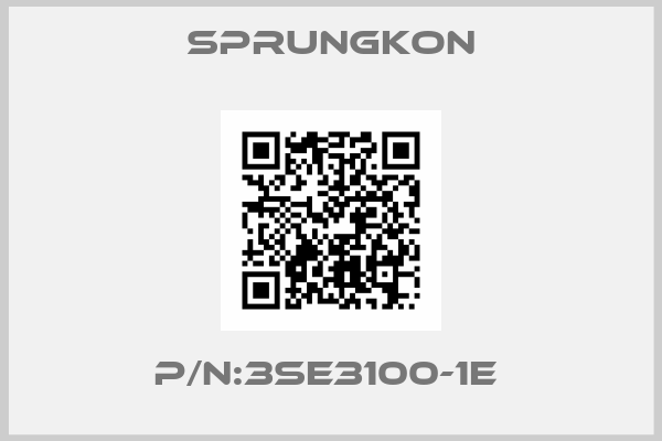 SPRUNGKON-P/N:3SE3100-1E 