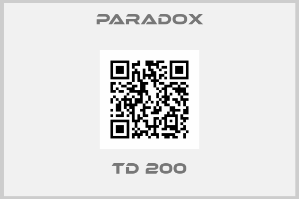 PARADOX-TD 200