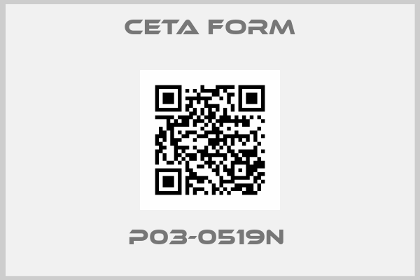 CETA FORM-P03-0519N 