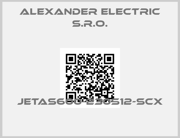 Alexander Electric s.r.o.-JETAs600-230s12-SCX