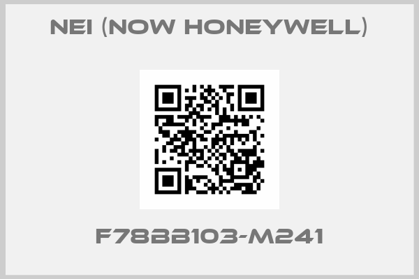 Nei (now Honeywell)-F78BB103-M241