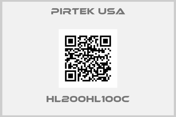 Pirtek Usa-HL200HL100C