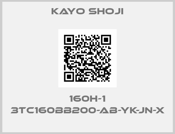 Kayo shoji-160H-1 3TC160BB200-AB-YK-JN-X