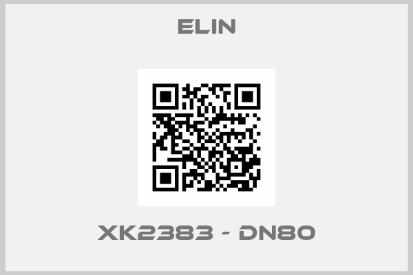 Elin-XK2383 - DN80