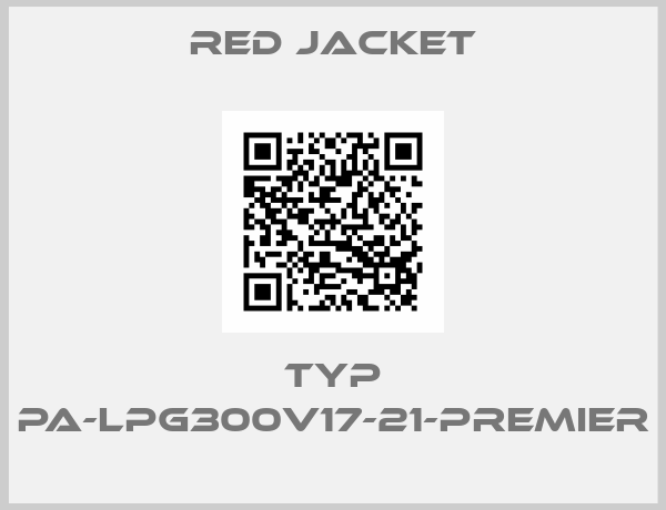 Red Jacket-Typ PA-LPG300V17-21-PREMIER