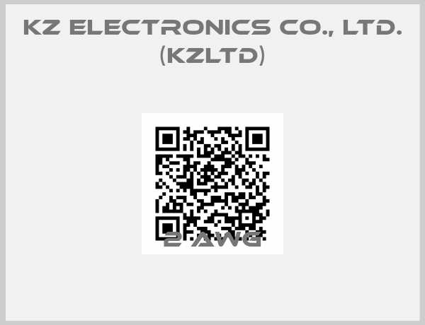 KZ Electronics Co., Ltd. (KZLTD)-2 AWG