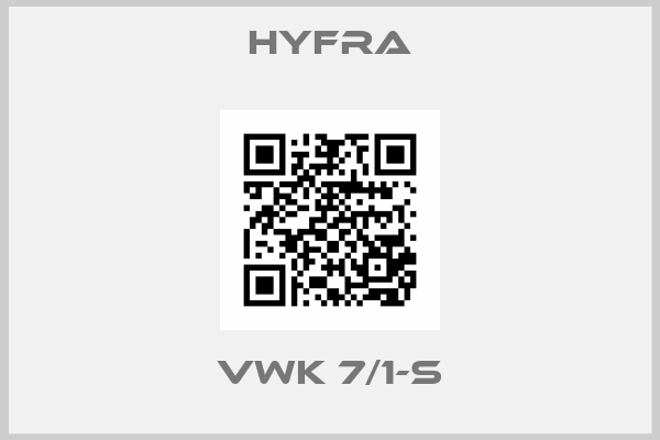 Hyfra-VWK 7/1-S