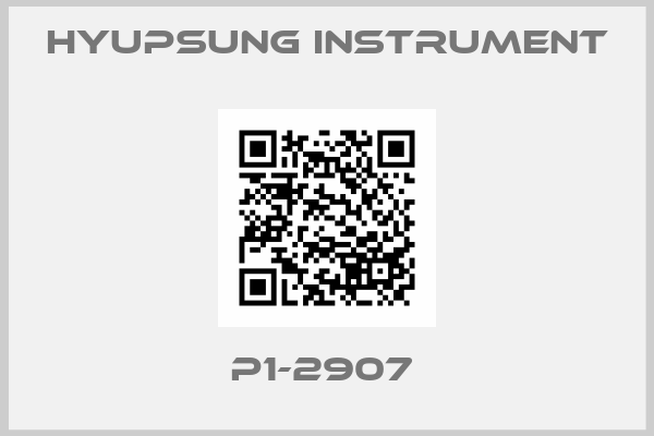 Hyupsung instrument-P1-2907 