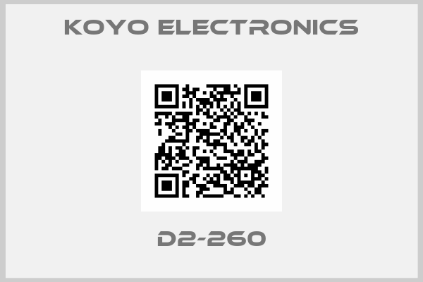 KOYO ELECTRONICS-D2-260