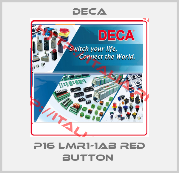 Deca-P16 LMR1-1AB red button 