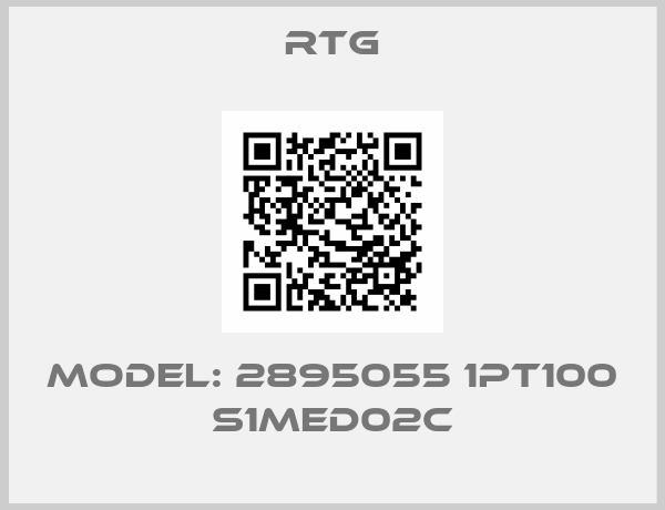 RTG-Model: 2895055 1PT100 S1MED02C
