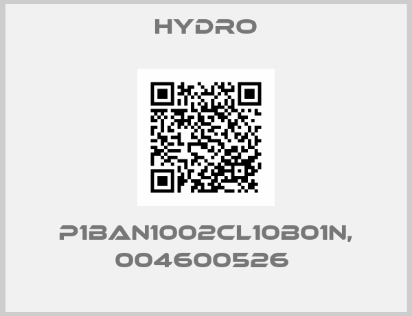 Hydro-P1BAN1002CL10B01N, 004600526 