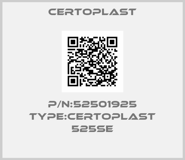 certoplast-P/N:52501925 Type:Certoplast 525se