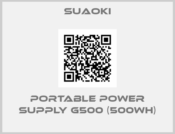 Suaoki-Portable Power Supply G500 (500Wh)