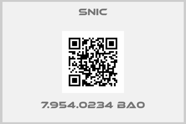 SNIC-7.954.0234 BA0