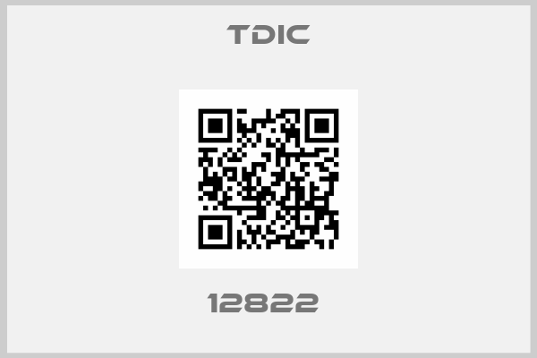 Tdic-12822 