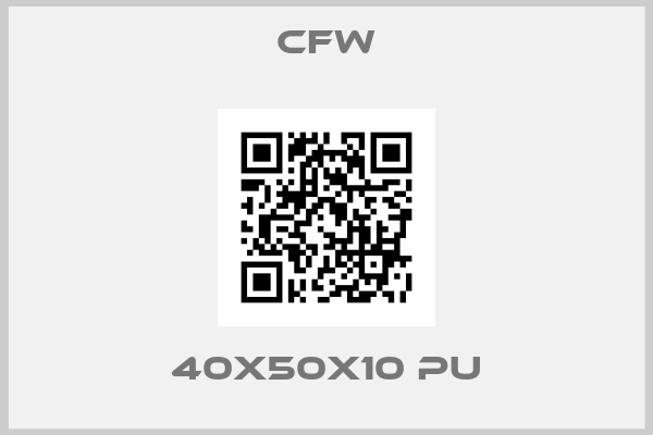 CFW-40X50X10 PU