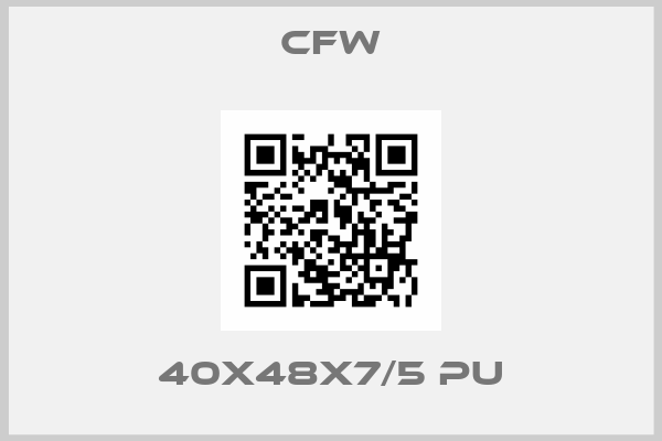 CFW-40X48X7/5 PU