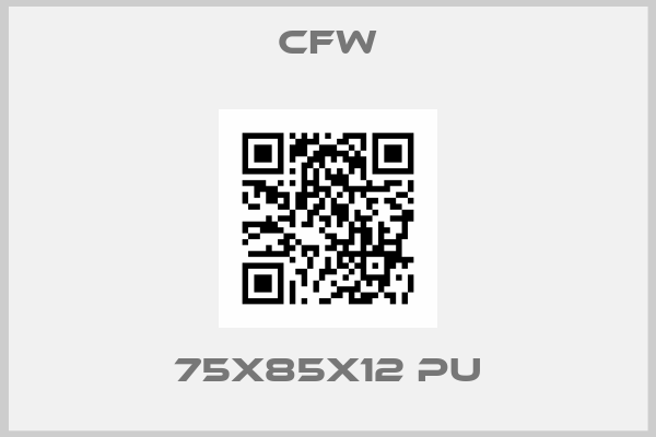 CFW-75X85X12 PU