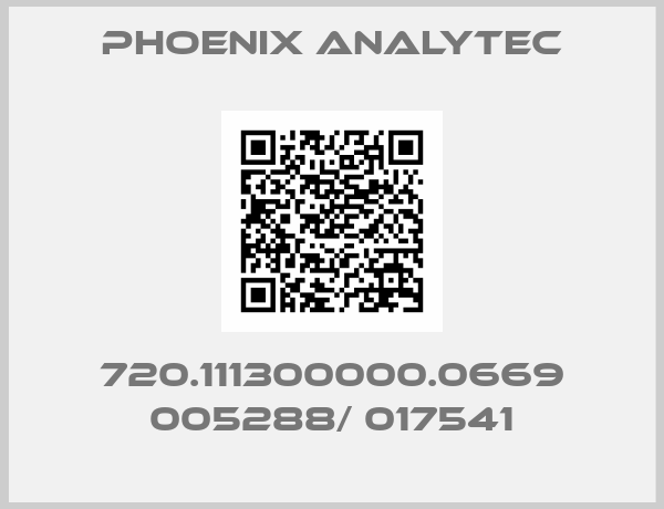 Phoenix Analytec-720.111300000.0669 005288/ 017541