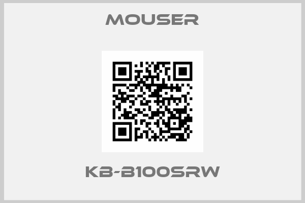 MOUSER-KB-B100SRW