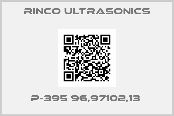 Rinco Ultrasonics-P-395 96,97102,13 