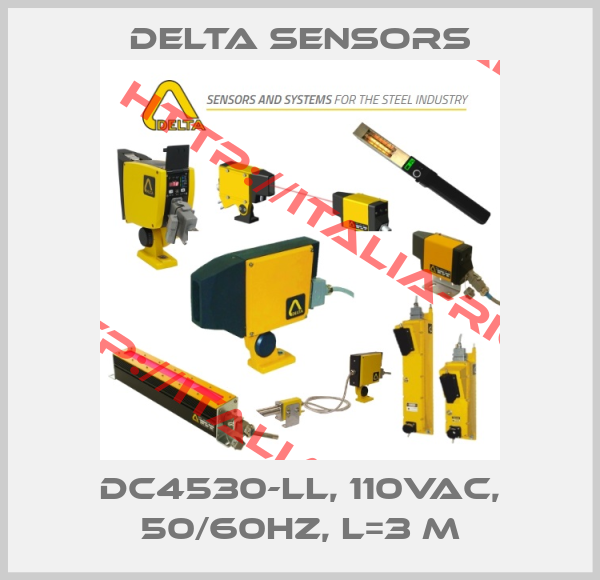 Delta Sensors-DC4530-LL, 110VAC, 50/60HZ, L=3 m