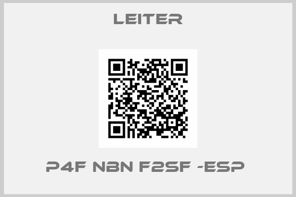 Leiter-P4F NBN F2SF -ESP 