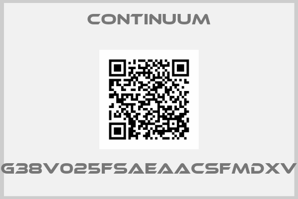 Continuum-G38V025FSAEAACSFMDXV