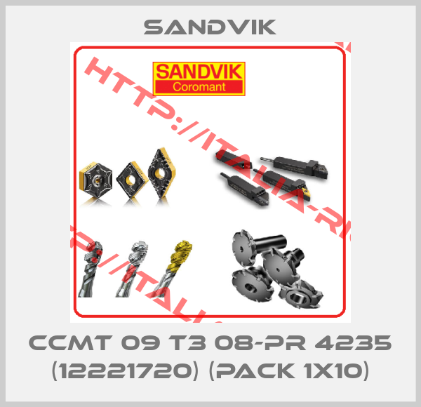 Sandvik-CCMT 09 T3 08-PR 4235 (12221720) (pack 1x10)