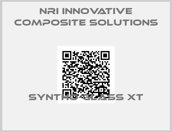 NRI Innovative Composite Solutions-SYNTHO-GLASS XT