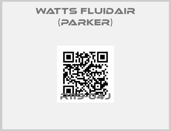 Watts Fluidair (Parker)-R119-04J
