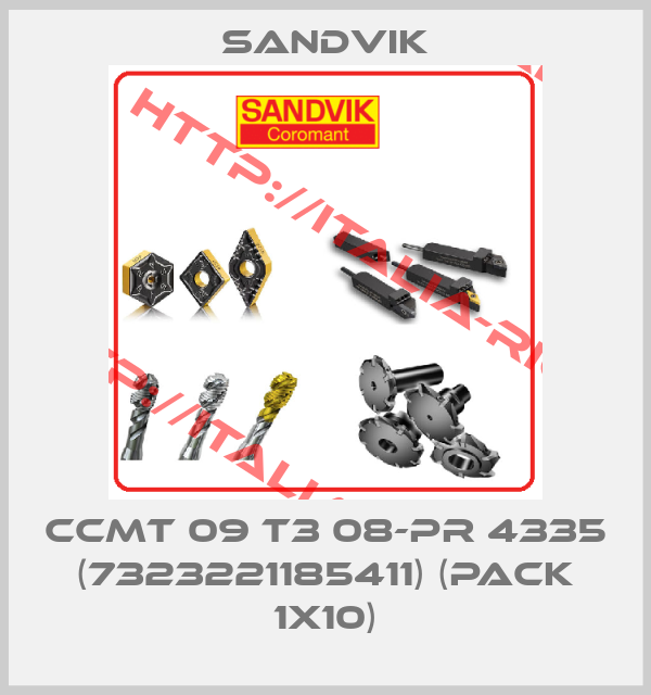 Sandvik-CCMT 09 T3 08-PR 4335 (7323221185411) (pack 1x10)