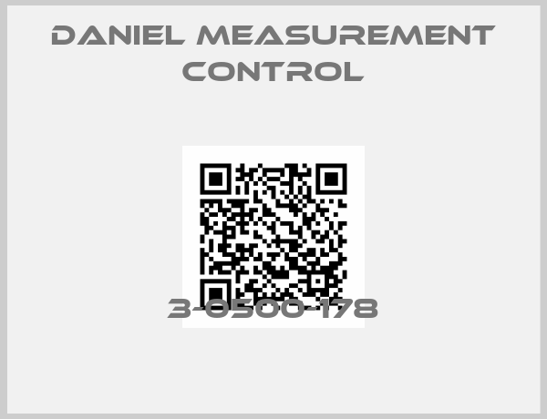 DANIEL MEASUREMENT CONTROL-3-0500-178