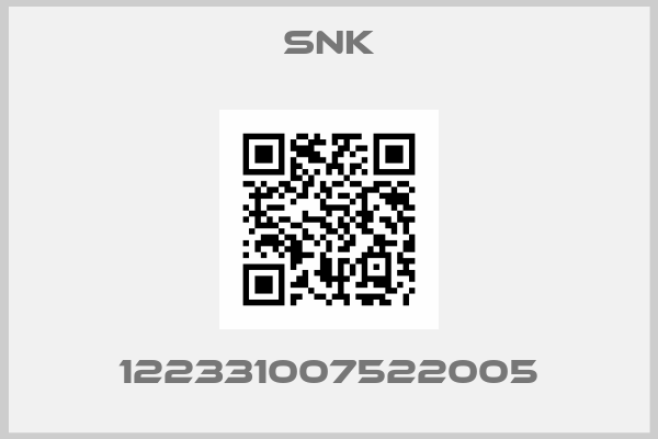 Snk-122331007522005