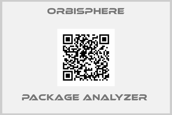 Orbisphere-PACKAGE ANALYZER 