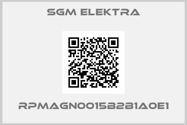 Sgm Elektra-RPMAGN0015B2B1A0E1