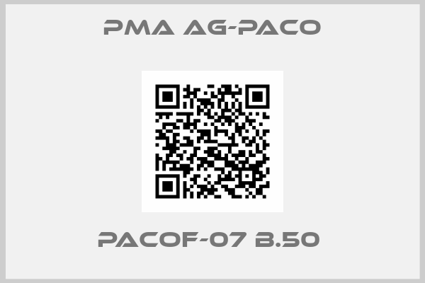 PMA AG-paco-PACOF-07 B.50 