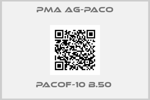 PMA AG-paco-PACOF-10 B.50 