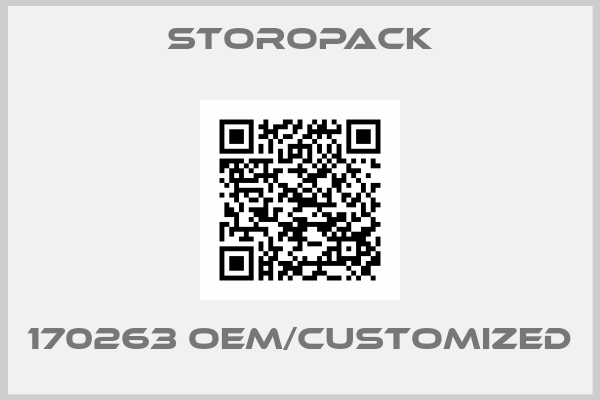 Storopack-170263 OEM/customized